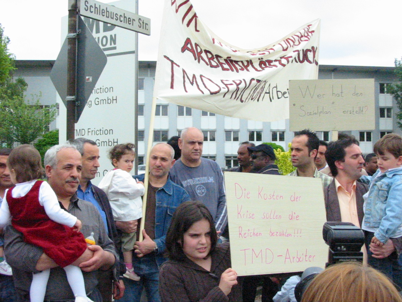 TMD Arbeiterprotest