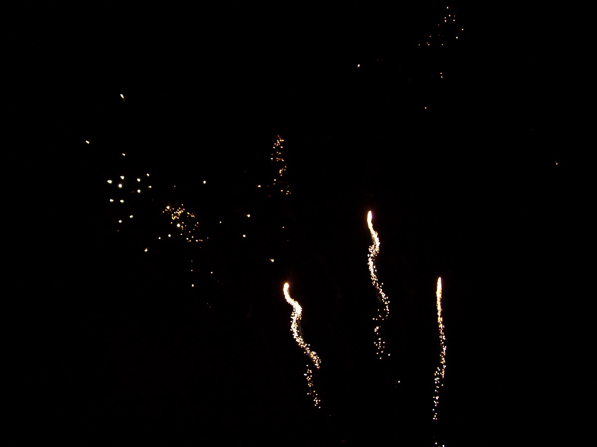 Feuerwerk für die Gefangenen